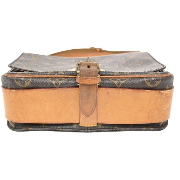 LOUIS VUITTON Cartouchiere MM Shoulder Bag Monogram Leather Brown - Picture 5 of 13